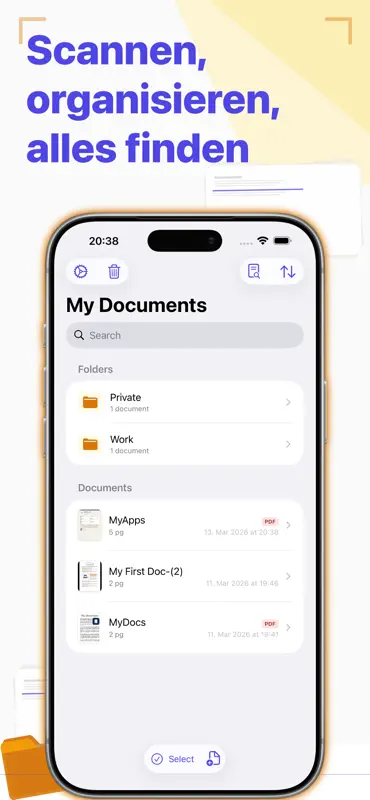 ScanFolio -  Doc Scan & Editor screenshot 1 of 5