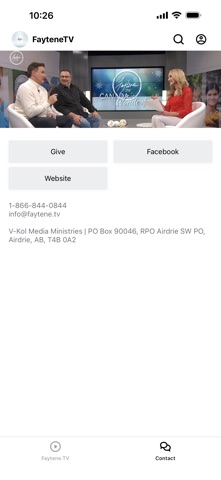 Faytene.TV app screenshot 2