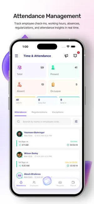 Mai HRMS screenshot 3