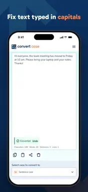 Convert Case screenshot 2