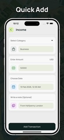 Daily Expense Manager. Screenshot 3 of 5