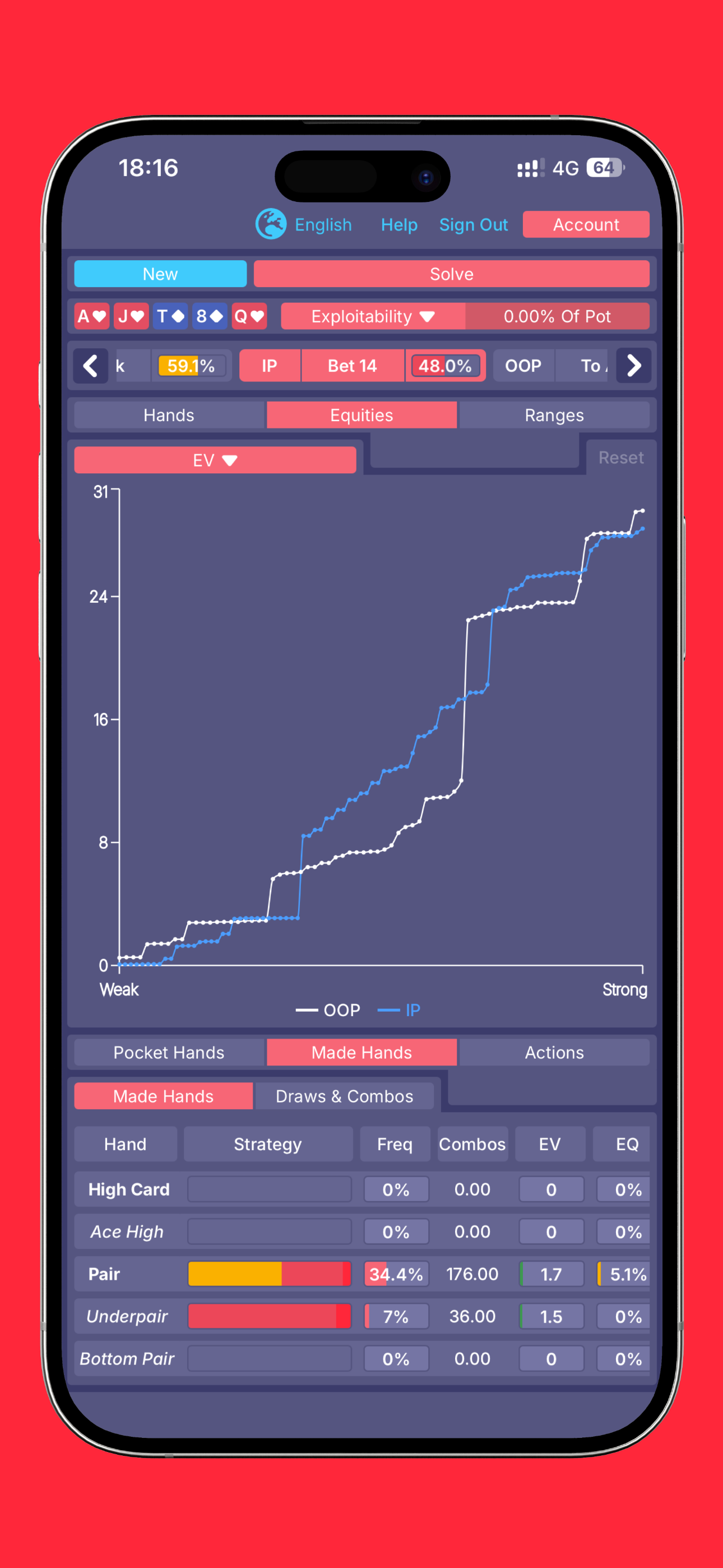 PocketSolver: Poker GTO Solver screenshot 5