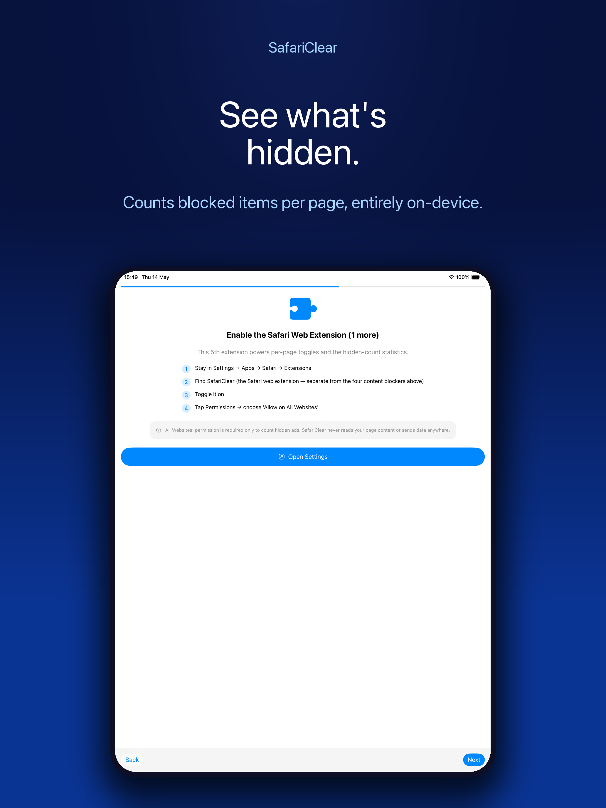 SafariClear screenshot 10