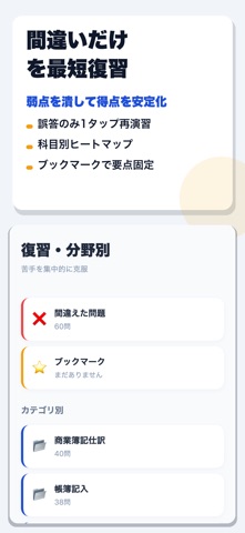 日商簿記検定試験 3級 合格ドリル screenshot