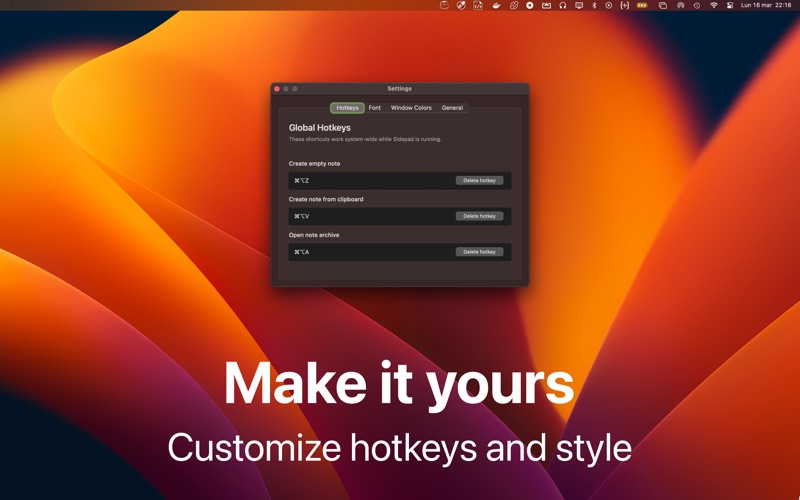 Sidepad screenshot