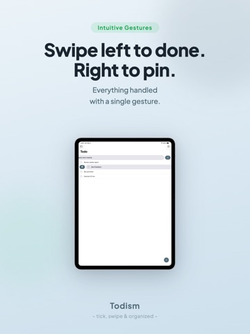 Todism - Simple To-Do List iPad screenshot