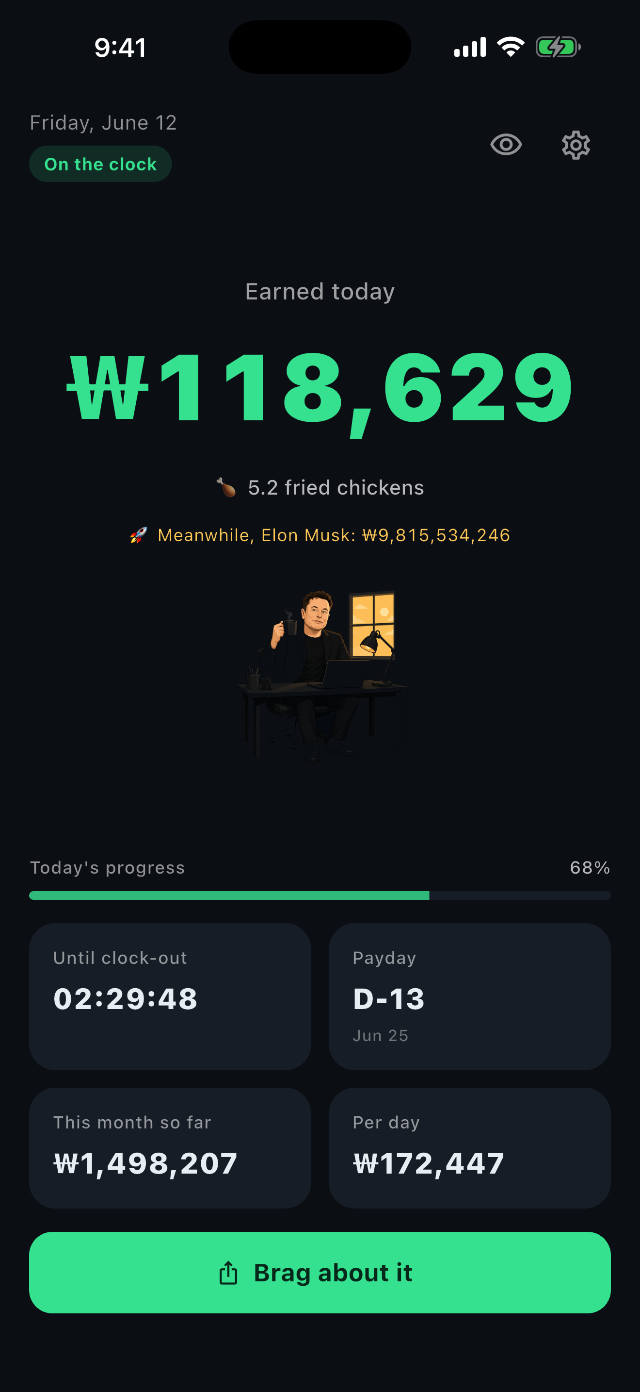 Earned Today screenshot 3