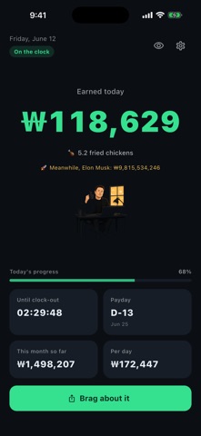 Earned Today Screenshot 3 of 7