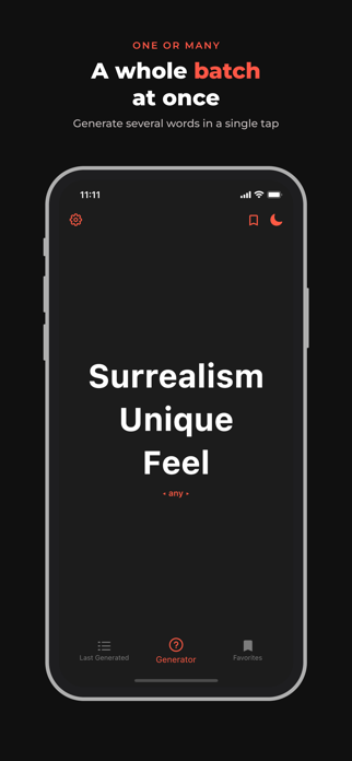 Random Word Generator: RWG Screenshot 4 of 8