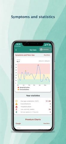 COPD Calendar screenshot