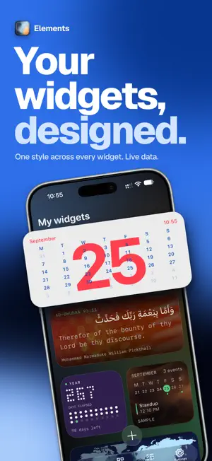Elements - Aesthetic Widgets screenshot 1
