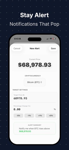 Chart Crypto - Price & Alert Screenshot 4 of 5