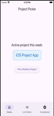 Project Picker Screenshot 1 of 3