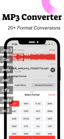 MP3 Converter & Extract Audio Screenshot 1 of 4