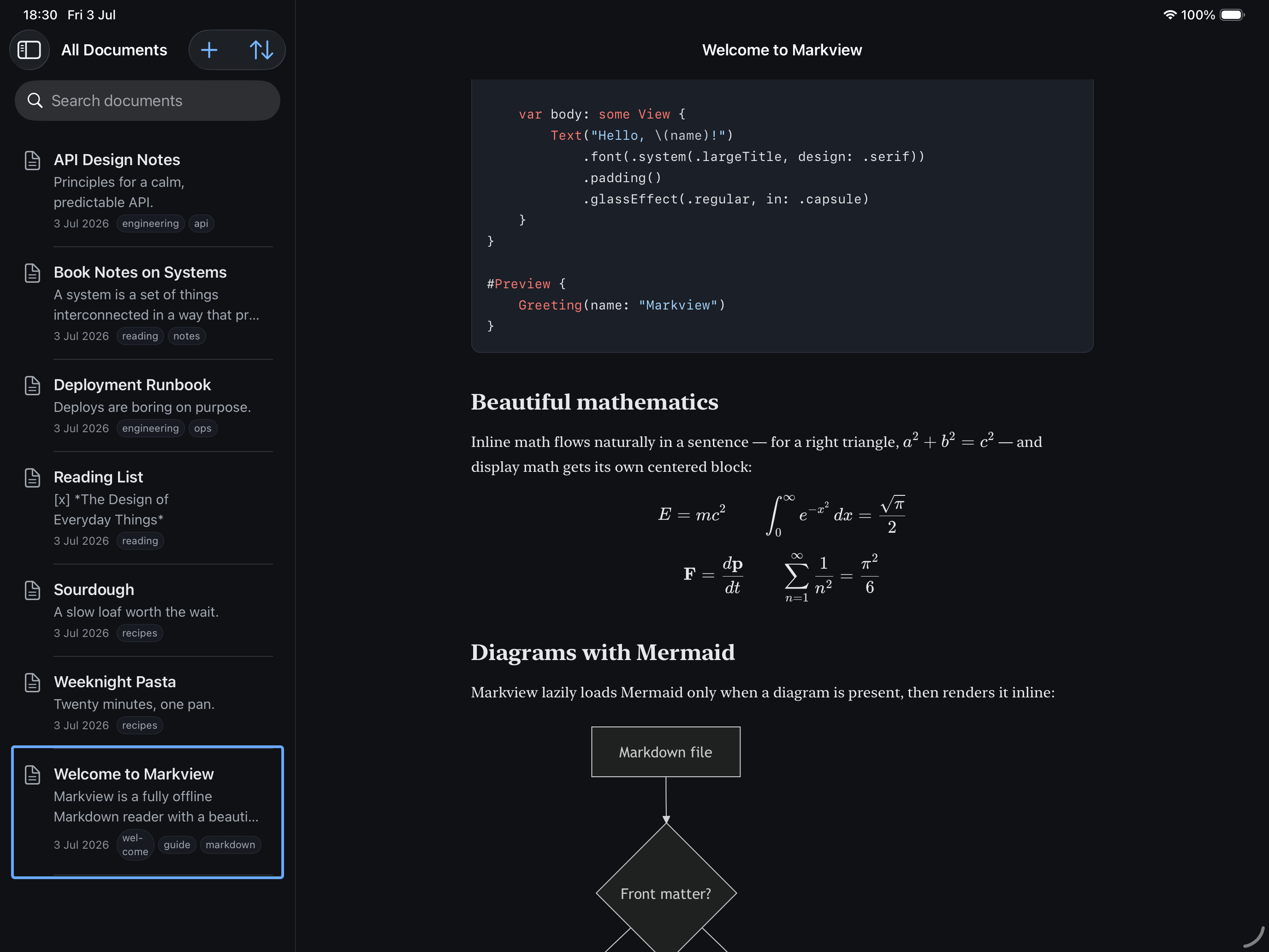 Markview: Markdown screenshot 14