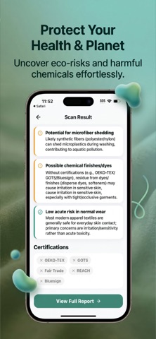 FabricScan: Clothing Scanner iPhone screenshot