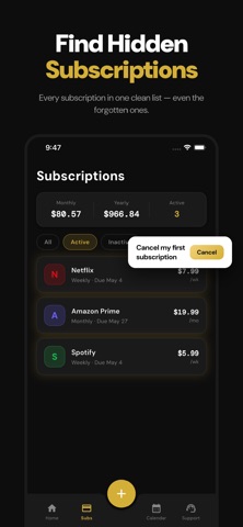 Cancel Subscriptions - Subko iPhone screenshot