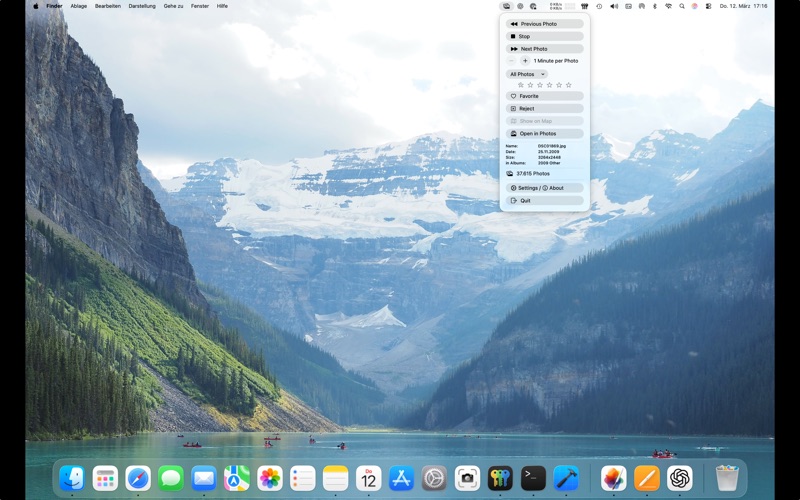FotoWallpaper screenshot