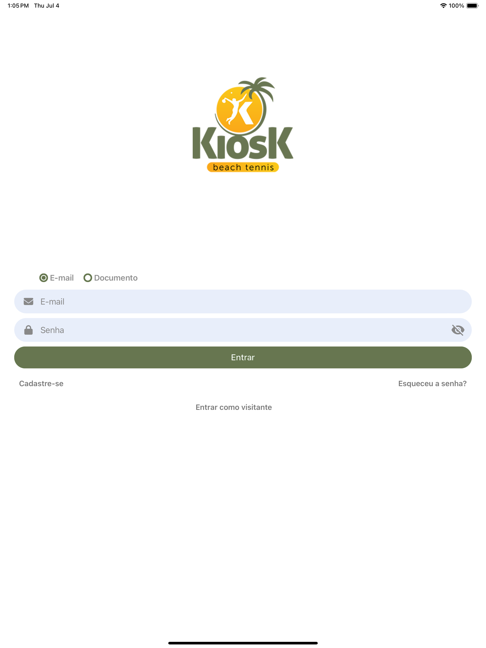 Kiosk Beach Tennis