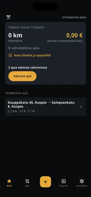 Taipale – Ajopäiväkirja screenshot 1
