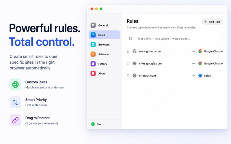 Linkly: Default Browser Picker screenshot