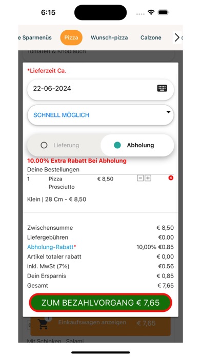 Mamamia Pizza Service screenshot 4