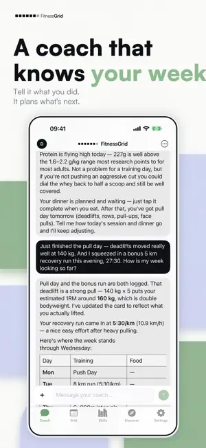 FitnessGrid: AI Workout Coach screenshot 1