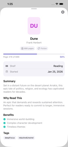 Read Habit: AI Planner screenshot