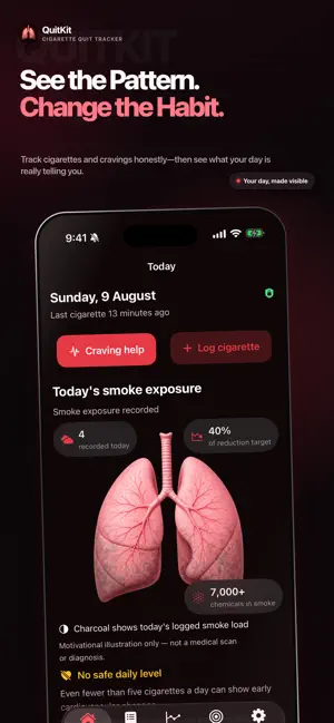 QuitKit - Quit Smoking Tracker screenshot 1