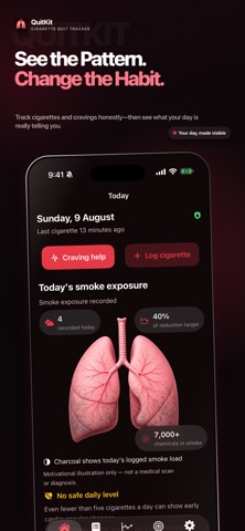 QuitKit - Quit Smoking Tracker Screenshot 1 of 6