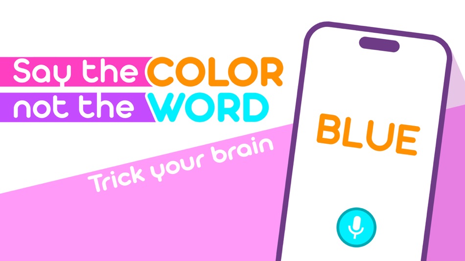 #1. Say the Color, not the Word (iOS) By: Coloring puzzle games sp. z o.o.