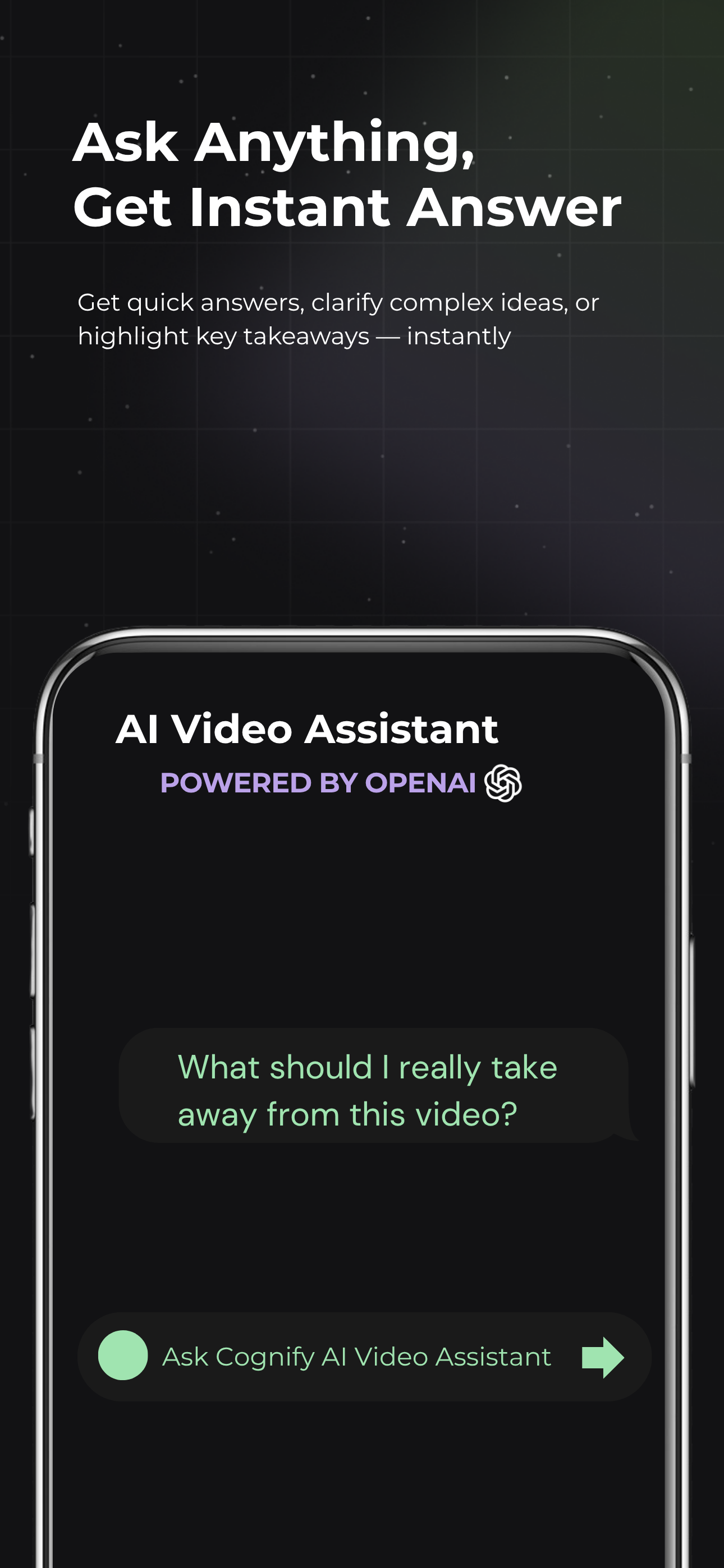 Cognify – Summarize & Learn