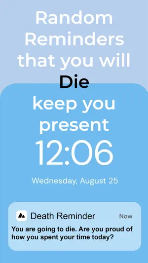 Death Reminder App screenshot 3