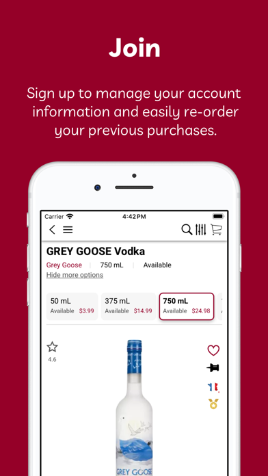 Highlands WineSeller iPhone screenshot 4 - Shopping app