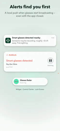Screenshot von Antizuck Smart Glasses Scanner auf dem iPhone 2