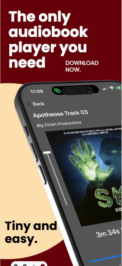 Tiny Audiobook Player screenshot 1