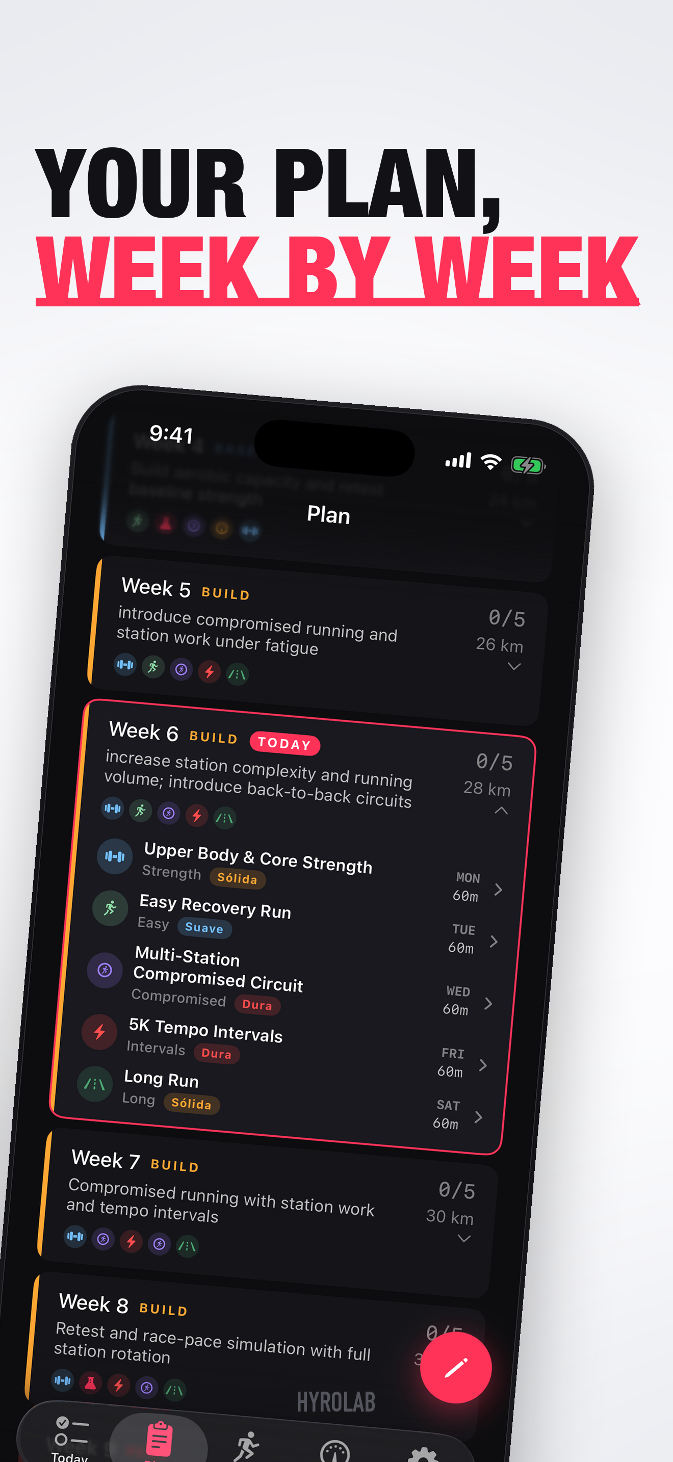 HyroLab: Hyrox Tracker & Coach screenshot 2