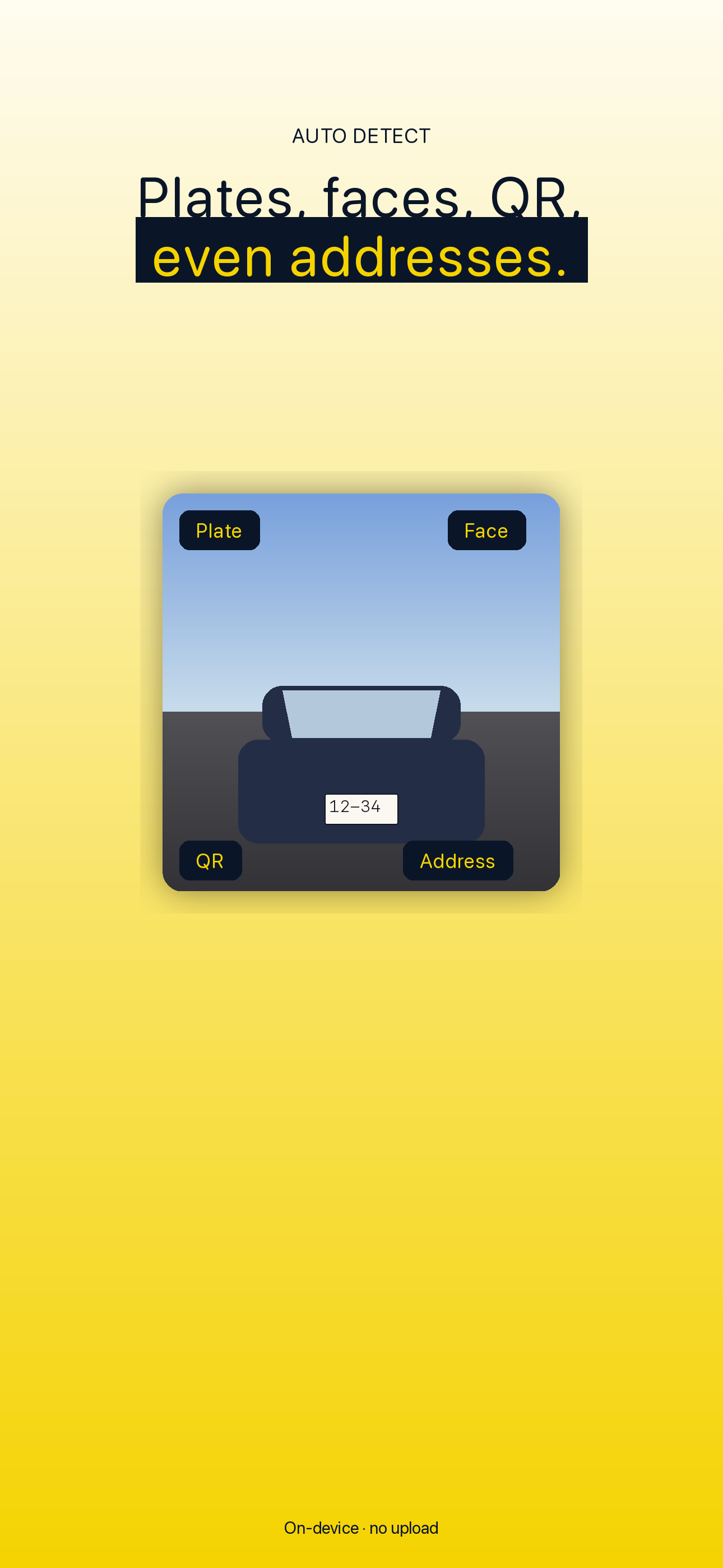 PlateGuard: Plate & Face Hider screenshot 4