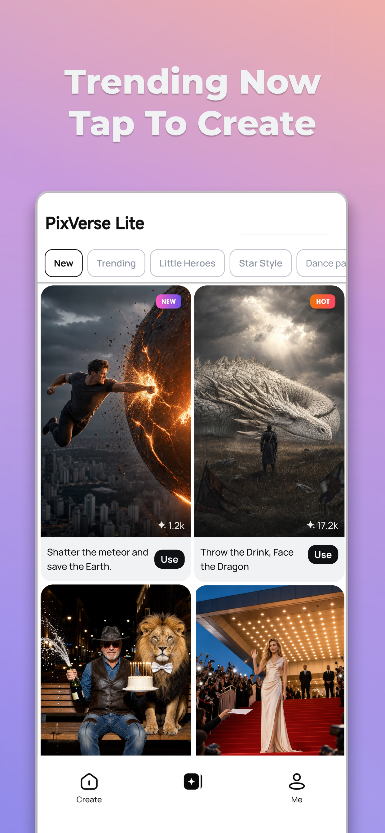 PixVerse Lite App Store screenshot