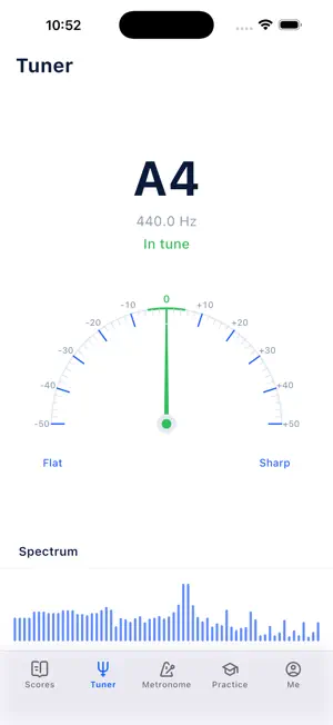 MusicAdept: Metronome & Tuner screenshot 3