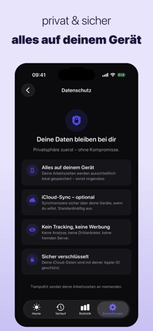 Arbeitszeiterfassung: Tyempo — Screenshot 6