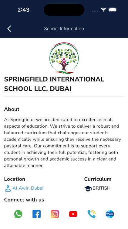 SPRINGFIELD INTERNATIONAL