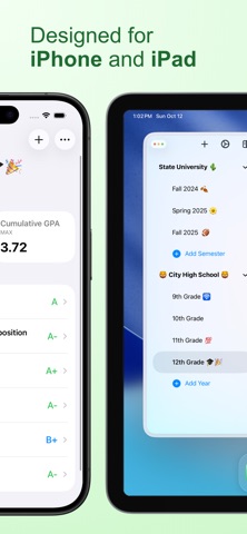 Gradebook: GPA & Class Tracker screenshot