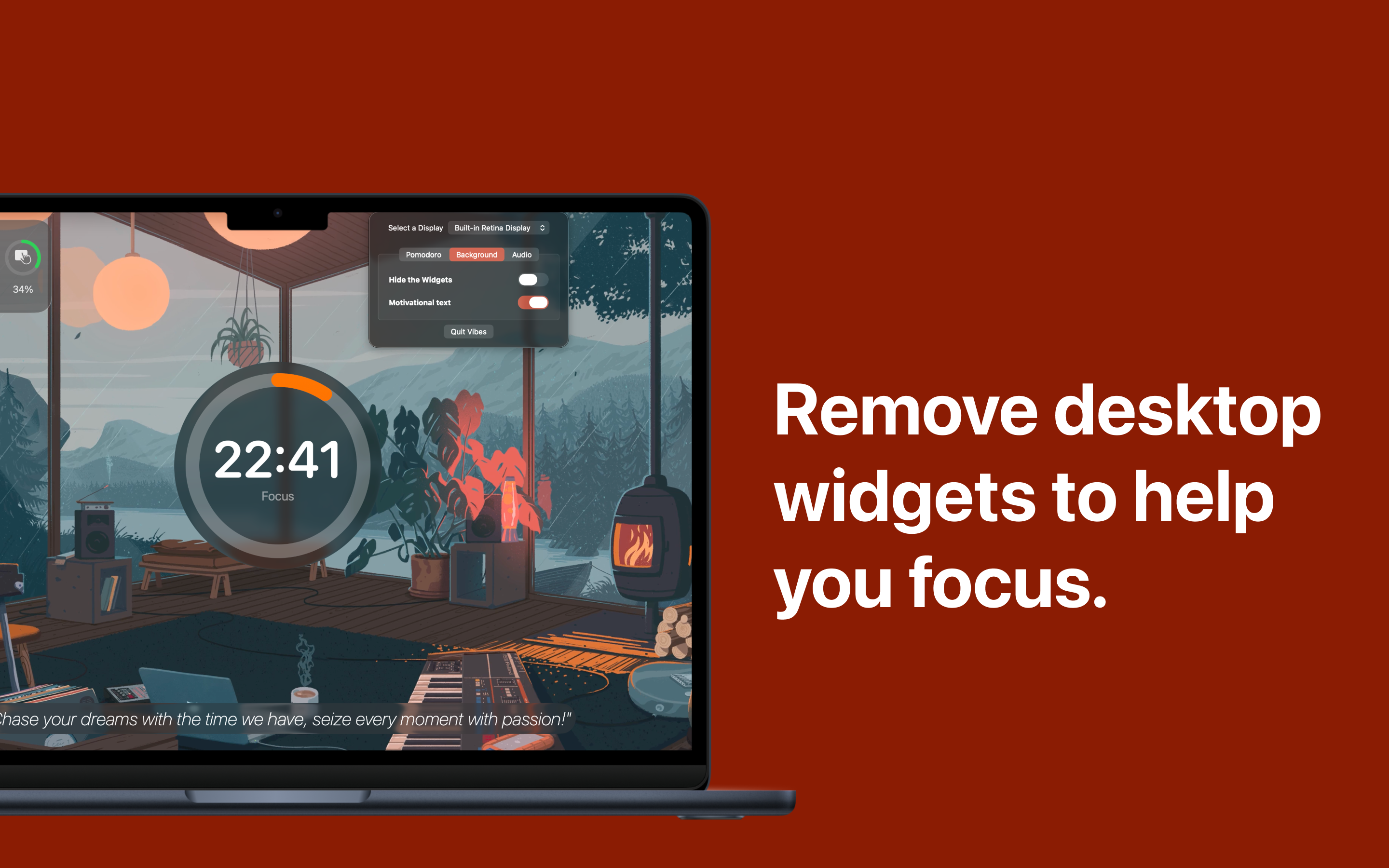 Vibes - Clock, Pomodoro & More screenshot 2