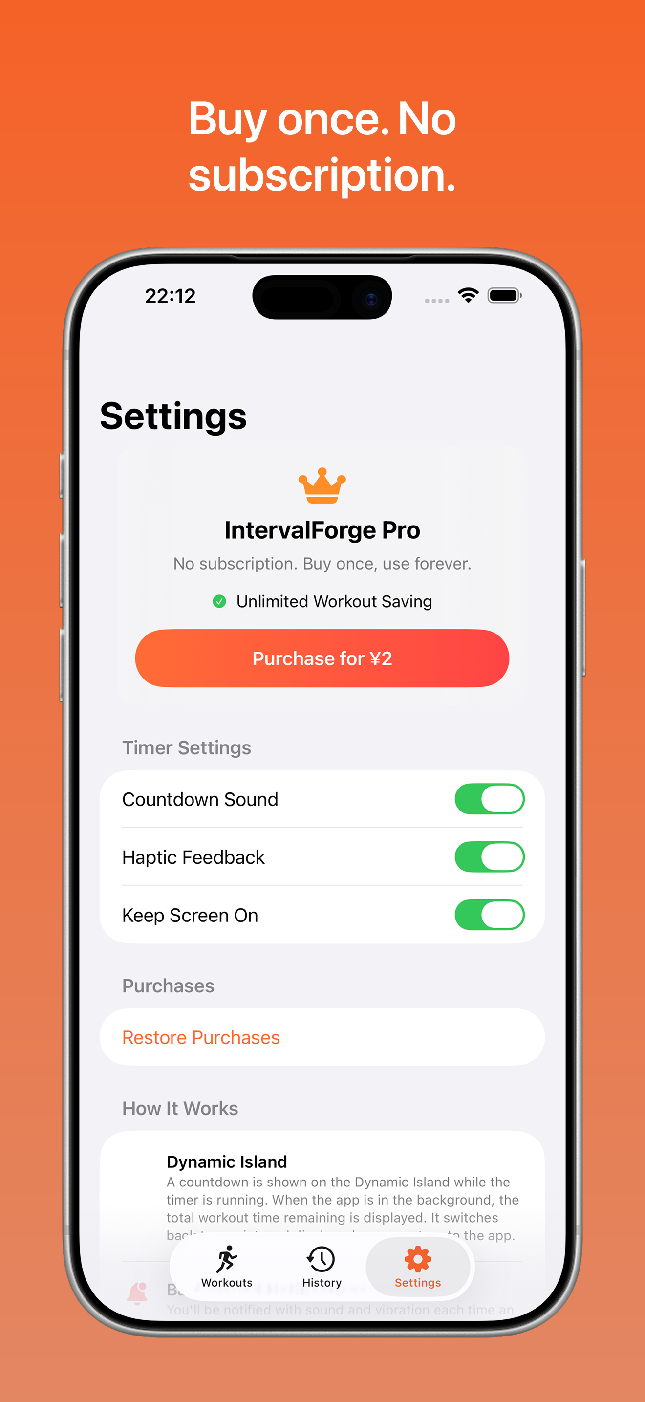 IntervalForge — Interval Timer