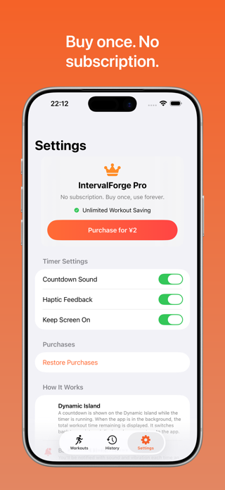IntervalForge — Interval Timer Screenshot 5 of 5