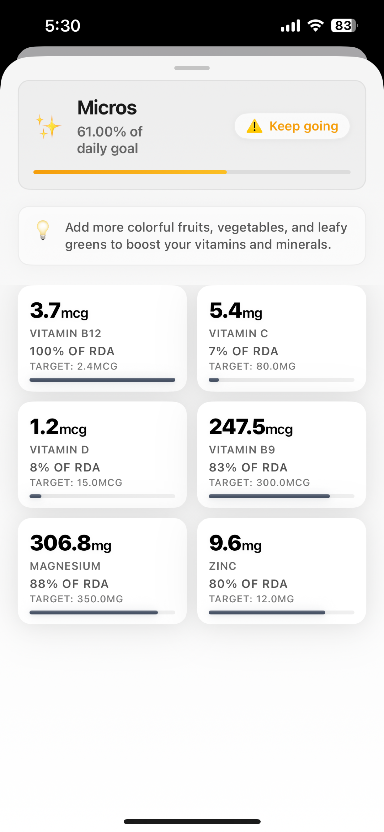 Bitezo - Nutrition Tracker