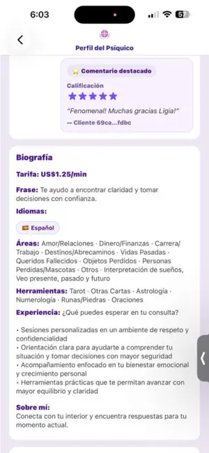 Luz Psiquica screenshot 1
