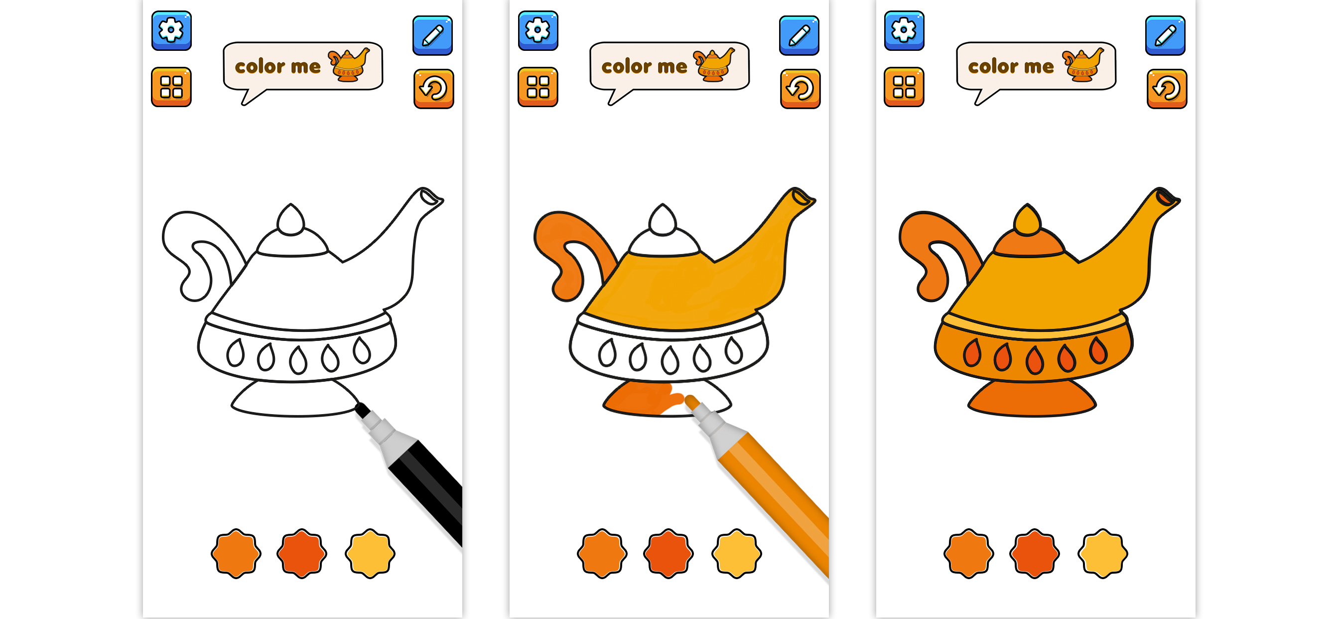 Coloring Pages - Color Book 3D