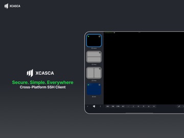 Xcasca - SSH, SFTP Client iPad screenshot 1